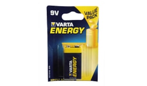 Pilha Alcalina Varta Energy 6LR61 9V 530mAh - 1un