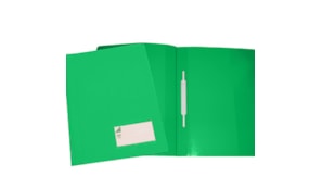 Classificador Plast.Capa Opaca Roma263.02 Verde-Pack 10