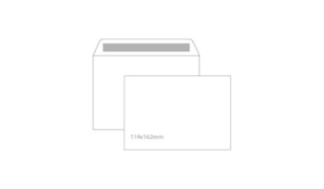 Envelopes 114x162mm CX500Un AUTODEX Branco C6  90gr
