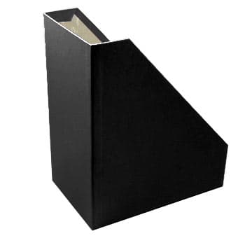 Porta Revistas Cartao L15,5 (30x25) Preto