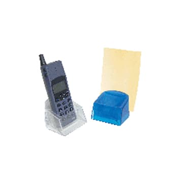 Porta Papeis e Telemovel - Branco Transparente