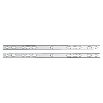 Tira Adesiva Arquivo com Furação 297mm  Pack 48un