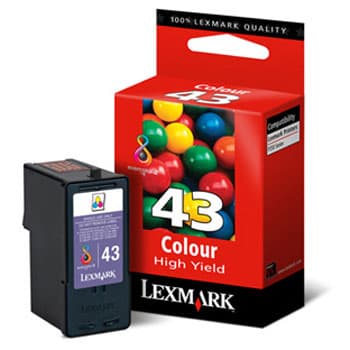 Tinteiro Lexmark 43XL Cor 18YX143E 24ml 500 Pág.