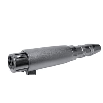 Adaptador XLR 3P/Jack 6,35mm mono
