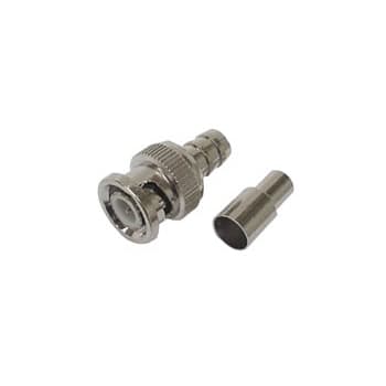 Ficha BNC macho RG56/U crimpagem rapida (2un)