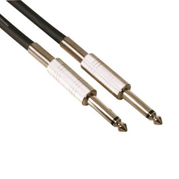 Cabo profissional coluna 2x1,5mm, 2x6,35mm Jack azul 10mts