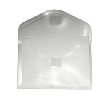 Bolsa Porta Documentos A8 com Fecho Velcro Transparente