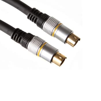 Cabo S-VHS profissional macho/macho 1,5mt