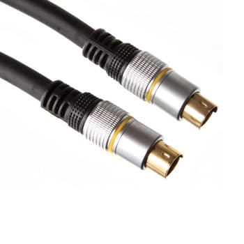 Cabo S-VHS profissional macho/macho 5mt