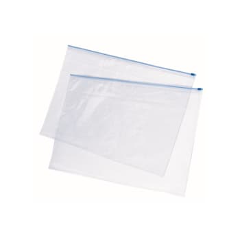 Bolsa Plastico A3 flexível com fecho de correr Eagle