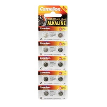 Pilhas 1.5V-21mAh LR721/AG11 10un