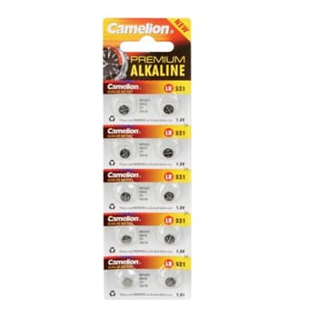 Pilhas 1.5V-12mAh LR521/AG0 10un
