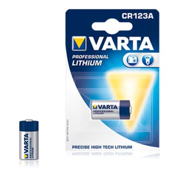 Pilha CR123A Varta 3V 1600mAh (6205)