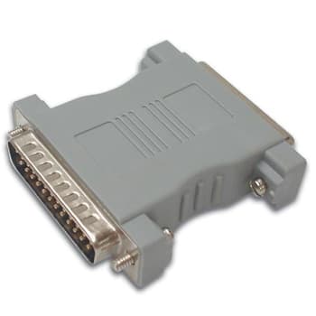 Adaptador Serie Null Modem D25 Macho / Fêmea