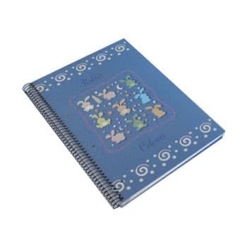 Caderno Espiral Rabbit A4 Pautado 120 Folhas