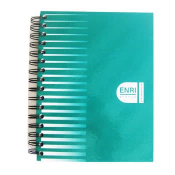 Caderno Espiral EnriStatus A5 Quadri. Capa Dura 160 Fls 70gr