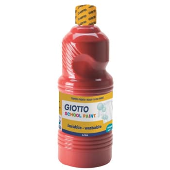 Guache Liquido Giotto Escolar 1 Litro Vermelho