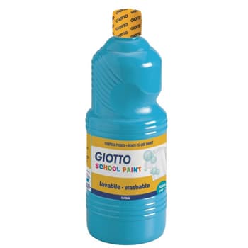 Guache Liquido Giotto Escolar 1 Litro Azul Cyan