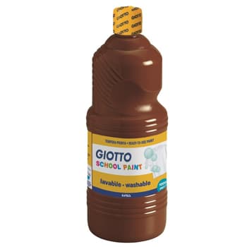 Guache Liquido Giotto Escolar 1 Litro Castanho
