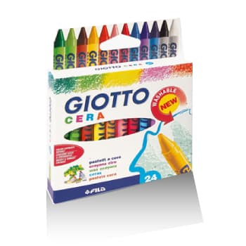 Lapis de Cera Giotto 24 Cores