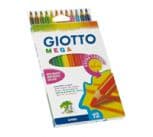 Lapis Cor 18cm Giotto Mega Cx Cartao 12un - 8000825225109