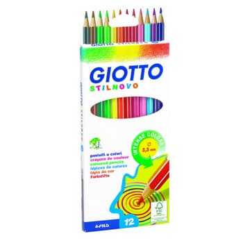 Lapis Cor 18cm Giotto Stilnovo Cx Cartao 12un