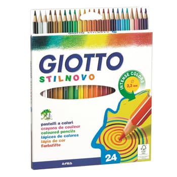 Lapis Cor 18cm Giotto Stilnovo Cx Cartao 24un