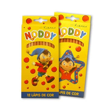 Lapis Cor 18cm Viarco NODDY Cx Cartao 24un