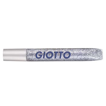 Marcadores Giotto Glitter Glue Prata 20x10,5ml