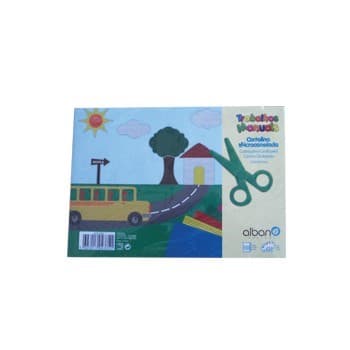 Bloco Papel Canelado 10 Folhas 210x297mm Cores Sortidas