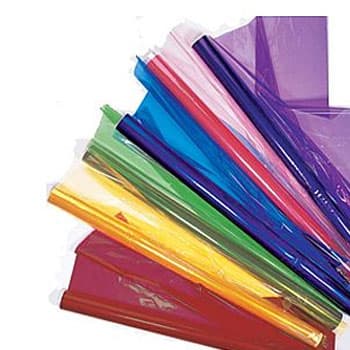 Papel Celofane 50x65cm Rolo 25 Folhas Cor Vermelho