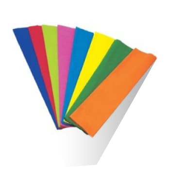 Papel Crepe 50x250cm Rolo Cor Branco