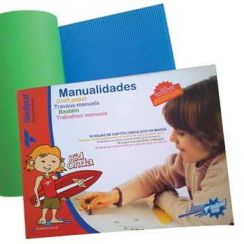 Trabalhos Manuais (Sadipal) Papel Ondulacolor 32x44cm 10 Fl