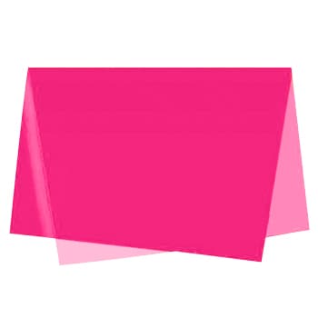 Papel Seda 51x76cm Pack 25 Folhas Rosa Forte