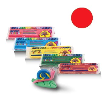 Plasticina Giotto Patplume 350gr Vermelho