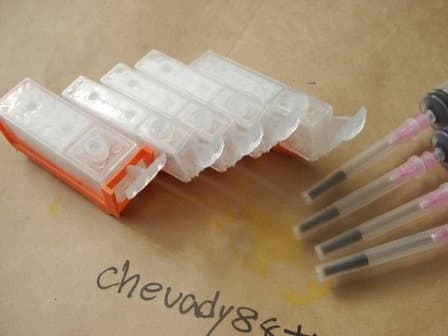 Preto 10ML Vazio com chip autoresserta CLI-521