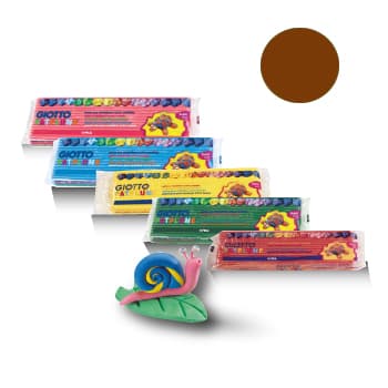 Plasticina Giotto Patplume 350gr Castanho