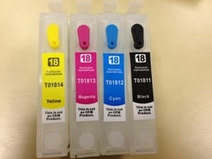 17ML Yellow cartucho vazia 18XL