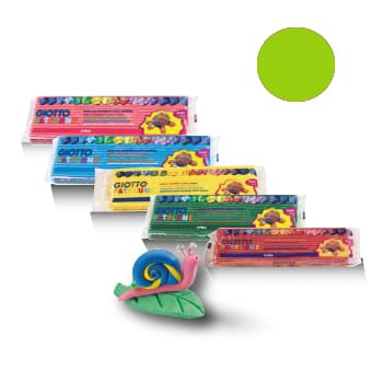 Plasticina Giotto Patplume 350gr Verde Claro