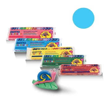 Plasticina Giotto Patplume 350gr Azul Claro