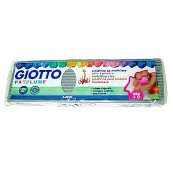 Plasticina Giotto Patplume 350gr Cinza