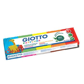 Plasticina Giotto Patplume Conjunto Sortido 10x50gr