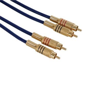 Cabo Audio Alta Qualidade 2 xRCA m/m 1,5m