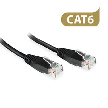 Cabo Rede UTP Cat6 RJ45 Cobre Contatos Dourados 0,9m