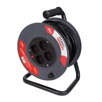 Extensao 4 Tomadas com Desenrolador 25mts