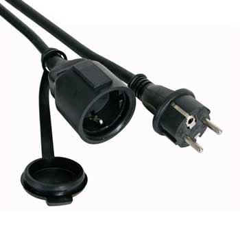 Extensao Electrica 10 mt Preto