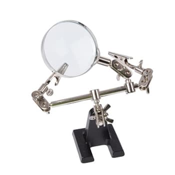Suporte com Lupa para Eletrónica