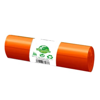 Sacos Lixo Plástico 100/120L Biod  Laranja 40kg 85x105cm 20u