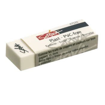 Borracha Branca Scriva 62x21x11,5 1un