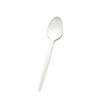 Colheres Sobremesa Plástico (Emb Individual) Branco 1000un